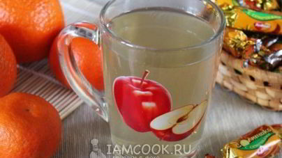 Компот из яблок и апельсинов