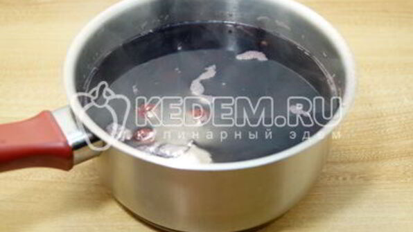 компот из замороженной вишни