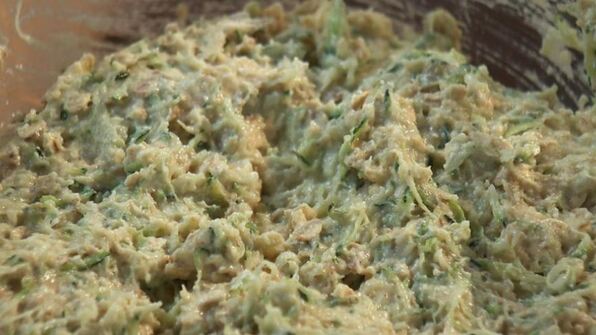 печенье из цукини с компотом из кабачка