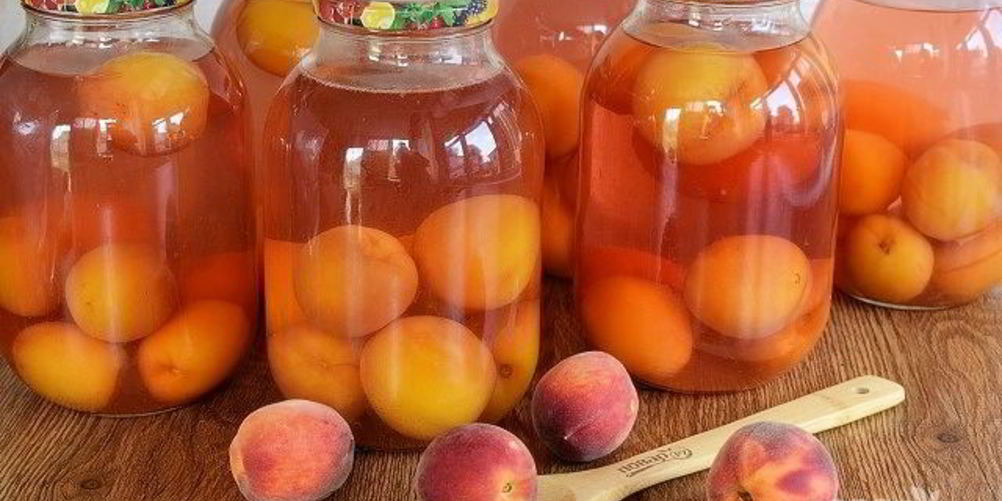 Рецепт персиковый компот на зиму