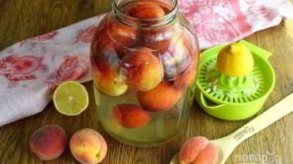 персиковый компот на зиму