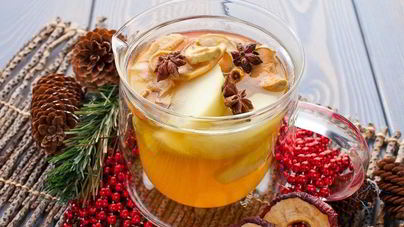 Рождественский фруктовый компот