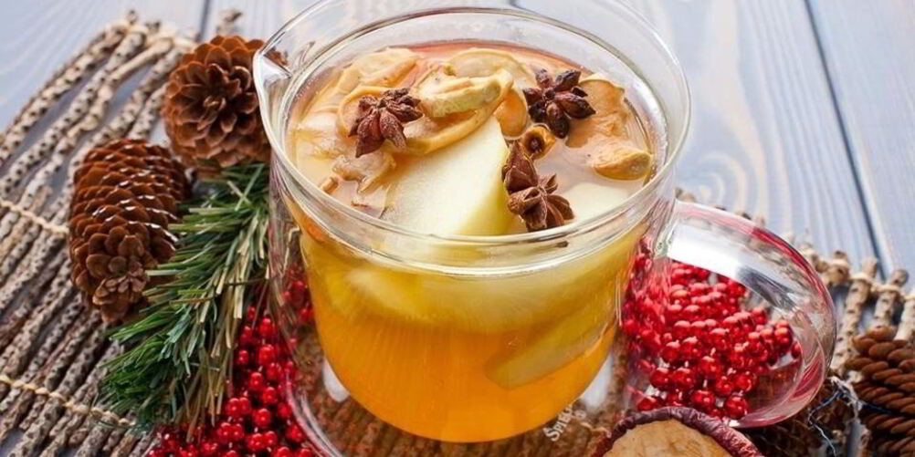 Рецепт рождественский фруктовый компот