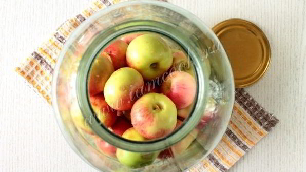 яблочный компот на зиму