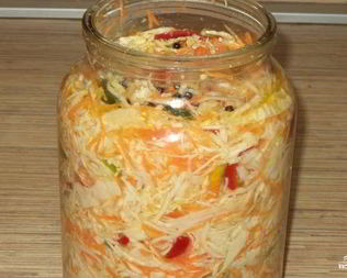 Квашеная капуста с хреном