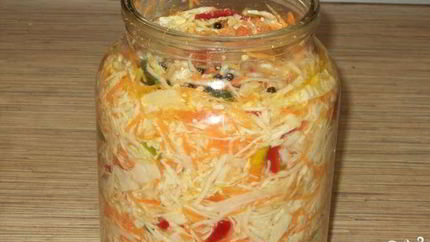 Квашеная капуста с хреном