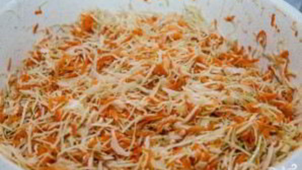 квашеная капуста с клюквой