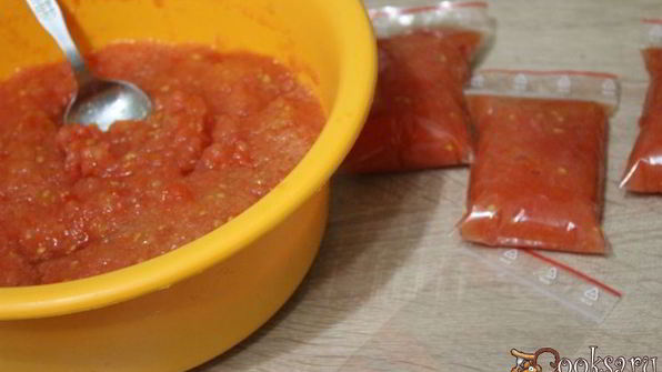 ленивая заготовка из помидоров на зиму