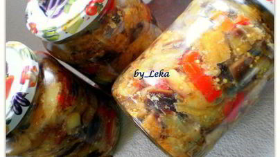 Баклажаны острые, маринованные