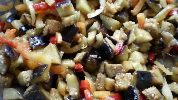 баклажаны острые, маринованные