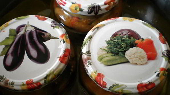 баклажаны острые, маринованные