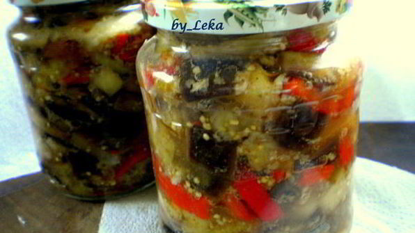 баклажаны острые, маринованные