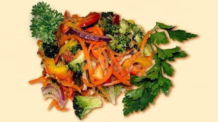 Брокколи по-корейски маринованная