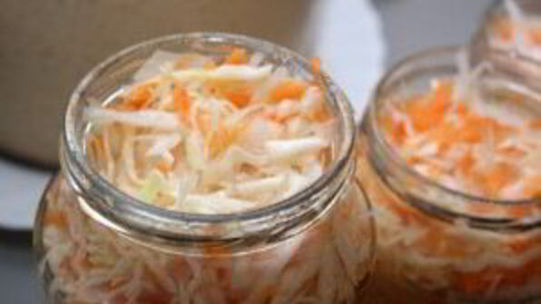 быстрая маринованная капуста острая