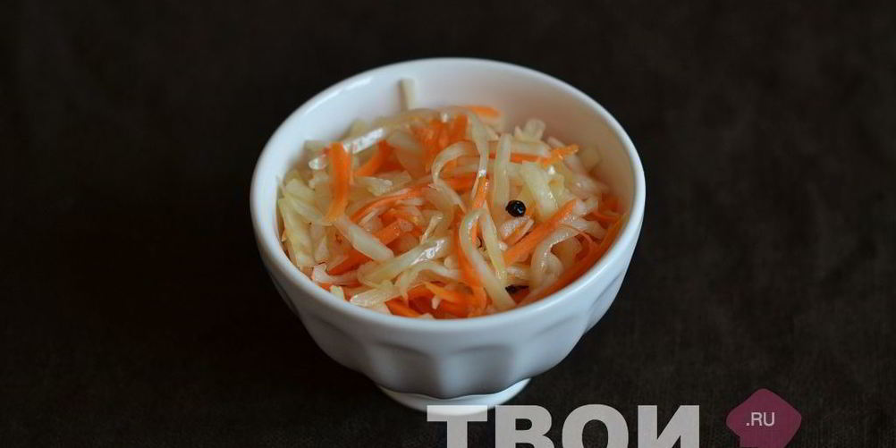 Рецепт быстрая маринованная капуста