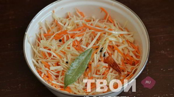 быстрая маринованная капуста
