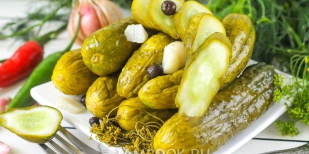 Рецепт быстрые маринованные огурцы