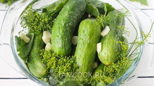 быстрые маринованные огурцы