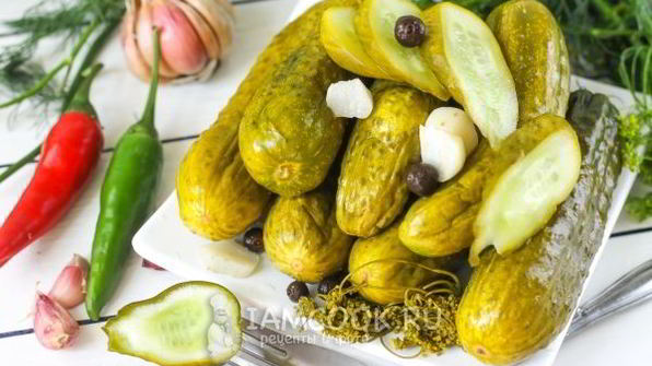 быстрые маринованные огурцы