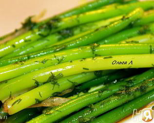 Чесночные стрелки маринованные