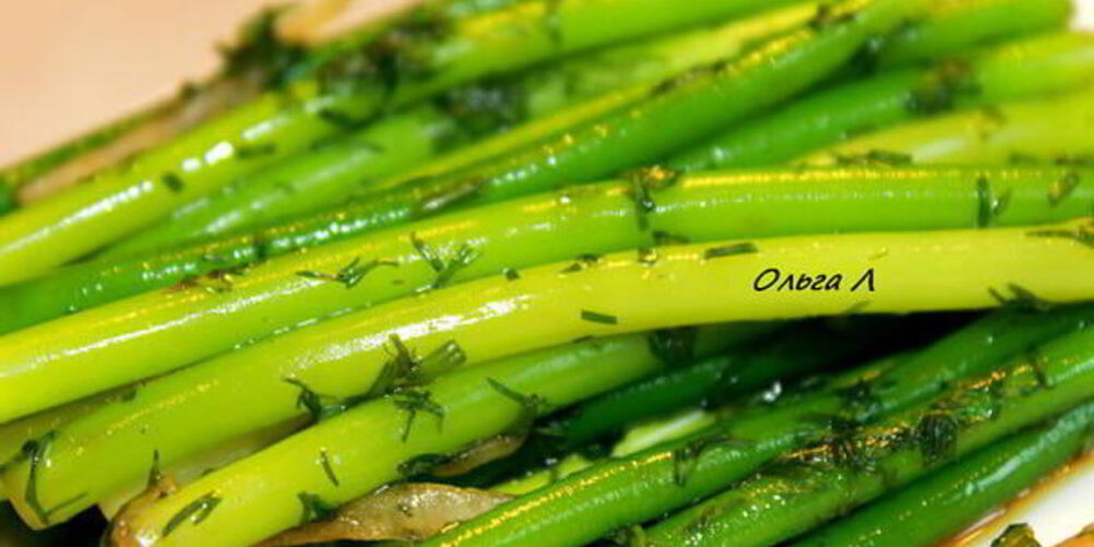 Рецепт чесночные стрелки маринованные