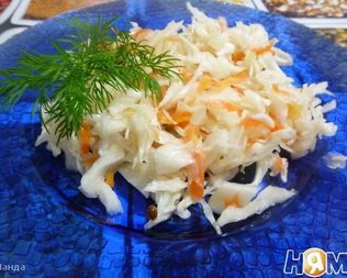 Капуста быстрая, маринованная за 1 день