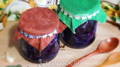Капуста краснокочанная, маринованная на зиму