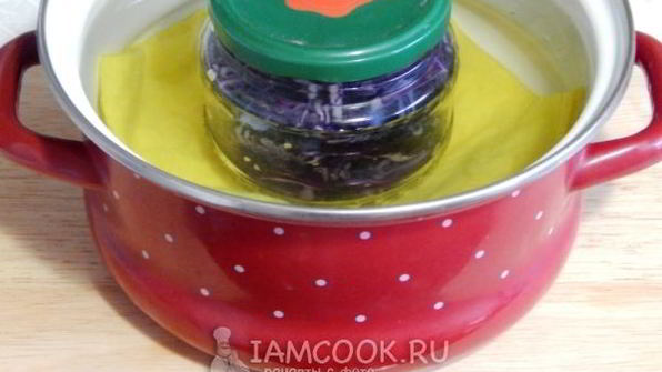 капуста краснокочанная, маринованная на зиму
