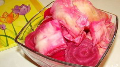 Капуста маринованная кусками