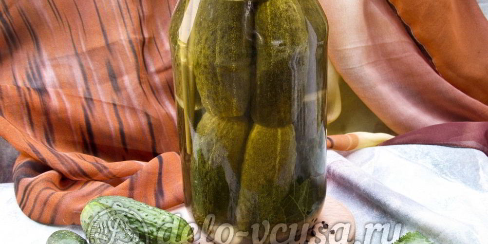Рецепт хрустящие маринованные огурцы в банке