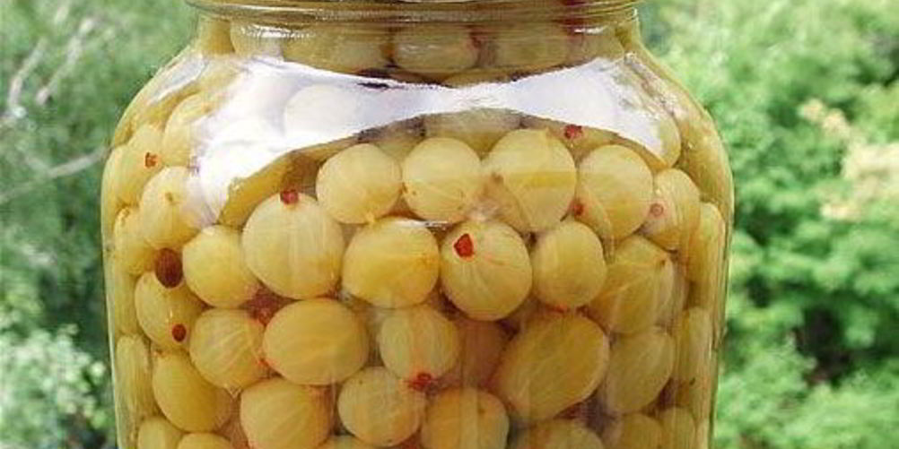 Рецепт крыжовник маринованный
