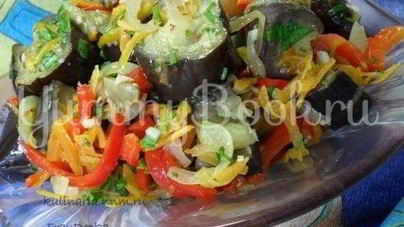 Ленивые маринованные баклажаны