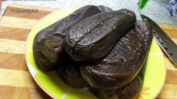 ленивые маринованные баклажаны