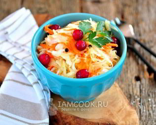 Маринованная капуста с уксусом