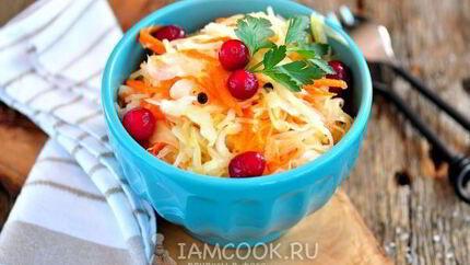 Маринованная капуста с уксусом