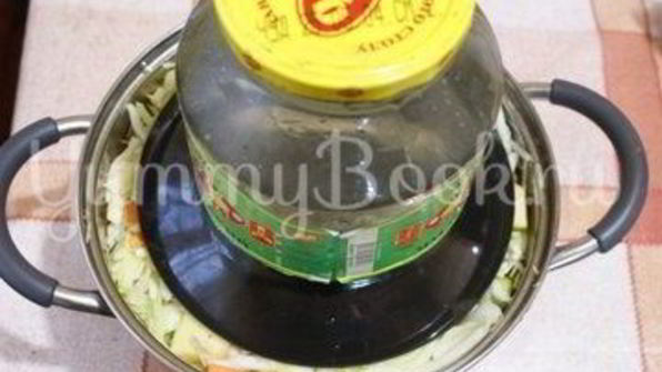 маринованная капуста с яблоками