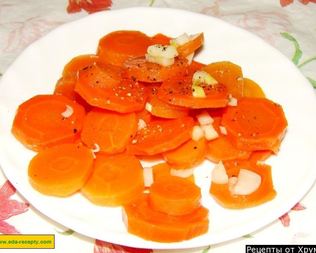 Маринованная морковь Медная монетка