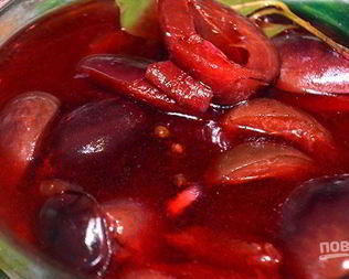 Маринованная слива