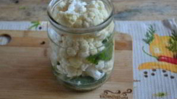 маринованная цветная капуста на зиму без стерилизации