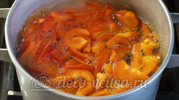 маринованный болгарский перец в масле с чесноком