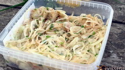 Маринованный лук к мясу