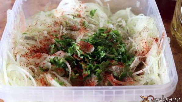 маринованный лук к мясу