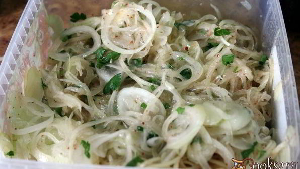 маринованный лук к мясу
