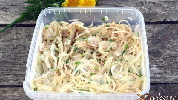 маринованный лук к мясу