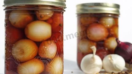 Маринованный лук на зиму