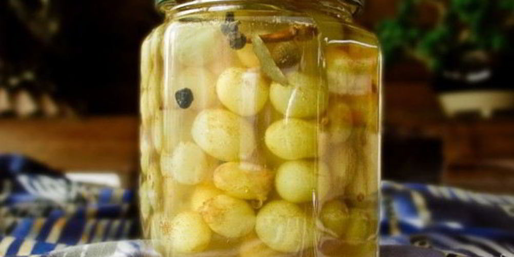 Рецепт маринованный виноград