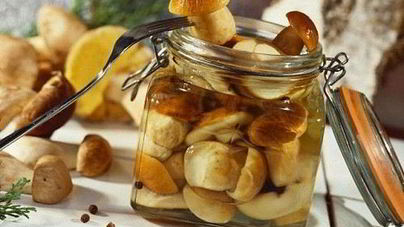 Маринованные белые грибы с уксусом