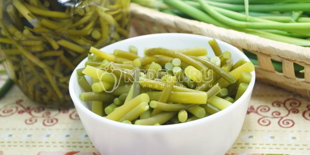 Рецепт маринованные чесночные стрелки на зиму