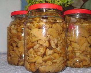 Маринованные грузди жареные