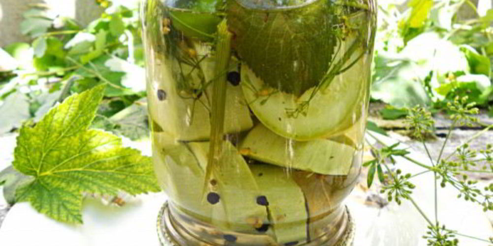 Рецепт маринованные кабачки для ленивых